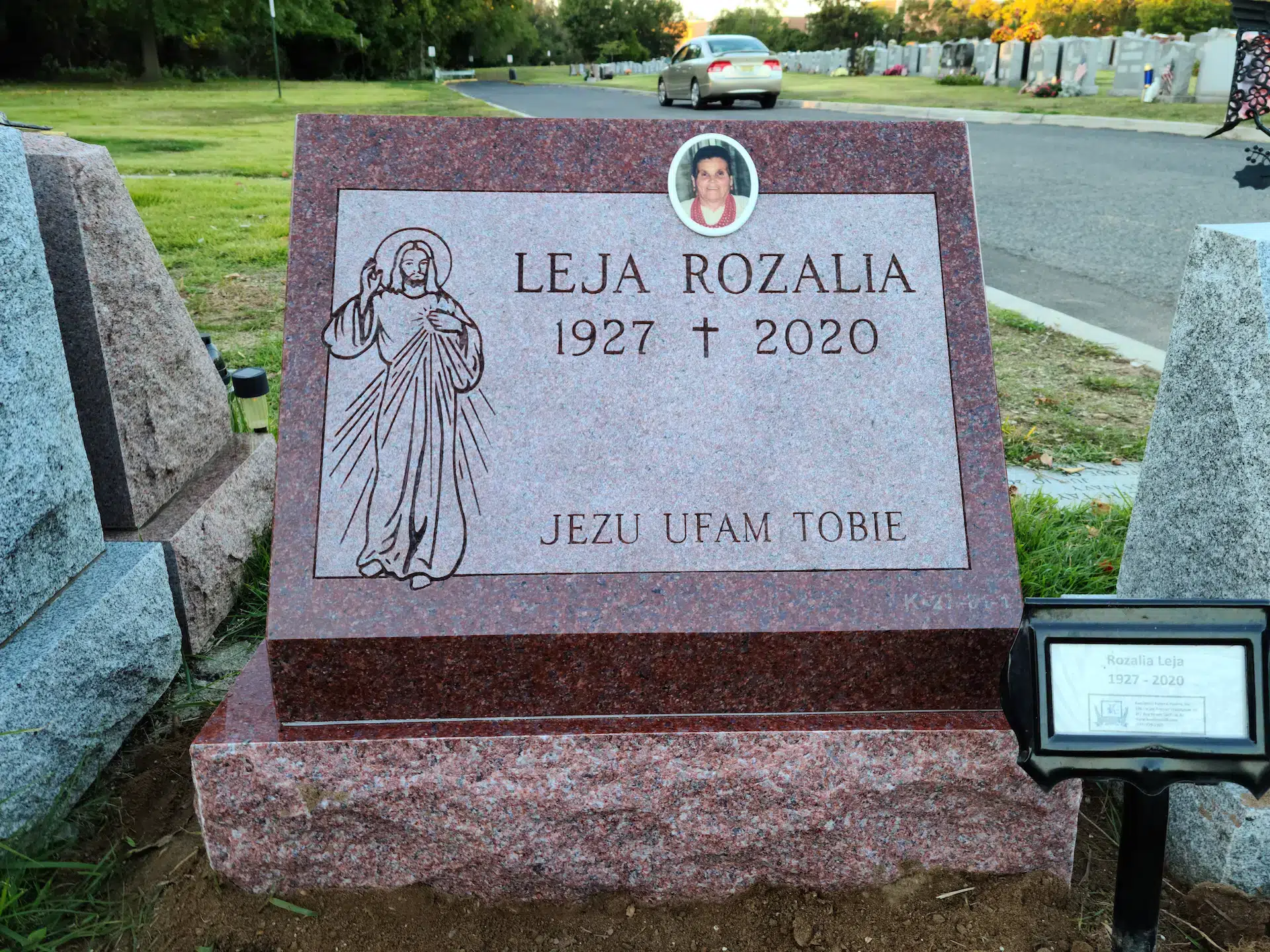 Granite Grave Monument hand-carved by Grave Monument Guide in NJ — image 2